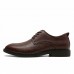 Men Business Casual Non Slip Lace  up Lattice Dress Shoes