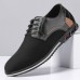 Men Microfiber Leather Non Slip Driving Business Casual Shoes