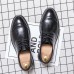 Men Brogue Lace Up Business Wearable Oxfords Shoes