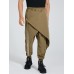 Male Fashion Patchwork Dropped Crotch Pants