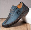 Panda Pattern Lace Up Hand Sewn Casual Shoes