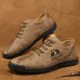 Panda Pattern Lace Up Hand Sewn Casual Shoes