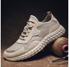 Men Mesh Suede Splicing Non Slip Breathable Sport Casual Shoes