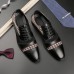 Men Microfiber Lattice Splicing Slip  On Business Casual Dress Shoes