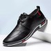 Men Breathable Lace Up Casual Business Hard Wearing Shoes