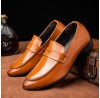 Men Slip  On Breathable Slip Resistant Fashion Business Dress Shoes