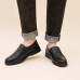 Men Genuine Leather Slip On Casual Business Shoes