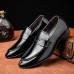 Men Slip  On Breathable Slip Resistant Fashion Business Dress Shoes