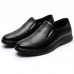 Men Genuine Leather Slip On Casual Business Shoes