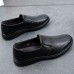 Men Genuine Leather Slip On Casual Business Shoes