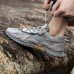 Men Breathable Pigskin Leather Large Size Casual Running Sport Shoes